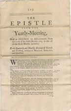 The Epistle from the Yearly-meeting: Held in London, 1765, John Gurney Clerk picture