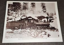 HISTORIC SILVERTON CO S.G.& N. RR 2-8-0 No. 32 The Gold King Winter 1899 Print picture