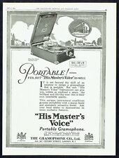 HMV Portable Gramophone Player 1925 Advert L488 picture