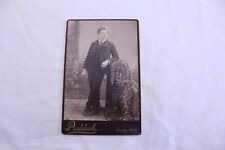 Cabinet Card Youn Man by Paddack, Howell, MI Vintage picture