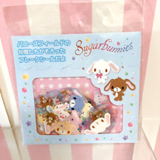 Sanrio Sugar Bunnies Sticker Shirousa Kurousa Flake Seal Rabbit Character Kawaii picture