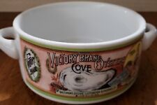 Vintage Archives 2 Handled Victory Brand Oysters 5” Soup Bowl picture