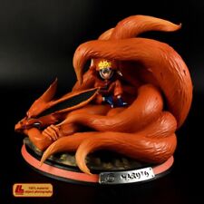Anime ninja Shippuuden Uzumaki VS bijuu Nine-Tailed Kurama PVC Figure Toy Gift picture
