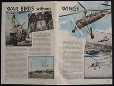 1941 KELLETT Autogiro IGOR SIKORSKY Helicopter pictorial picture