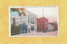 CT Meriden 1908-29 antique postcard M P B L building on Colony st Connecticut picture