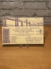 SAN FRANCISCO CA - B.P.O. Elks No. 3 Postcard Golden Gate Bridge picture
