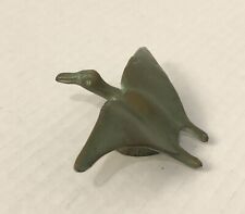 VINTAGE 1940'S SRG SELL RITE GIFTS PTERODACTYL BRONZE PATINA DINOSAUR FIGURE picture
