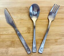 vintage lufthansa airlines First Class Cutlery Silverware 3 Piece Set picture