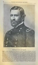 1865 General Ulysses S. Grant Civil War picture