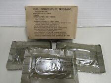 Trioxane Fire Starter US Military Compressed Fuel Larger Box with 3 Bars NOS picture