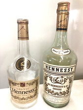 VTG Lot of 2 Hennessy Bras Arme 1960s & 1970s Empty Bottles picture