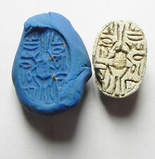 ZURQIEH - ANCIENT EGYPT . MIDDLE KINGDOM, 17TH DYNASTY STONE SCARAB, 1600 B.C picture