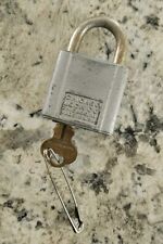 Vintage Chicago Lock Company Padlock With Key Works All The Way picture