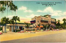 The Ridgewood Hotel & Grill Daytona Beach Florida Vintage 1940s Postcard  on US1 picture