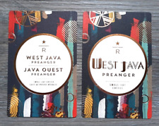 Starbucks Reserve Taster Cards West Java Preanger English & French picture