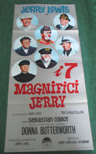 Magnificent Jerry Lewis 1968 13x26 Great  Italian  Film Festival Poster rare picture