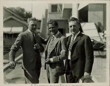 1922 Press Photo Frank O'Connor, Bert Lytell, Walter Long on Set of 
