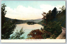 Antique Postcard~ Highland Lake~ Winsted, Connecticut~ CT picture