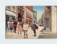 Postcard Waterport Street with Post Office, Gibraltar picture
