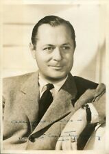 Robert Montgomery Night Must Fall Here Comes Mr. Jordan Signed Autograph Photo picture