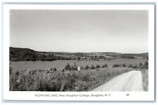 Rushford Lake Near Houghton College Houghton New York NY RPPC Photo Postcard picture