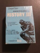 Vintage Vis-Ed Flash Cards Education American History III Compact Facts picture