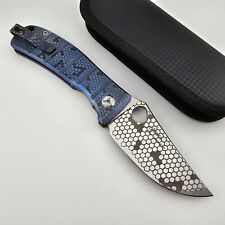 Two Sun TS408 Custom Folding Knife Custom Laser Etch & Anodizing ONE OF A KIND picture
