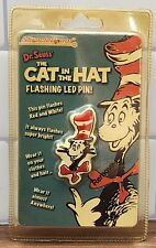 Vintage Dr. Seuss' The Cat In The Hat Flashing LED Pin Miracle Beam picture