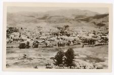 CO, Steamboat Springs. AERIAL VIEW OF THE TOWN. Real Photo Postcard picture