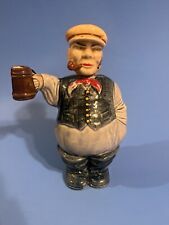 Vintage Scotsman Decanter Holding A Tankard   Includes 5 Shot Glasses picture