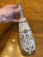 2008 EVIAN LIMITED ED CHRISTIAN LACROIX GLASS SNOWFLAKE LACE BOTTLE COLLECTIBLE  picture