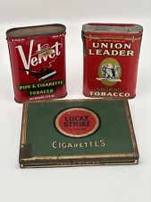 Lot of Three Vintage Tobacco Tins picture