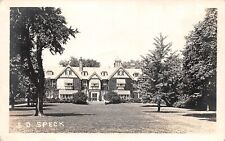 RPPC Grosse Pointe Michigan Elmer D. Speck Mansion Photo c1920 AZO Postcard picture