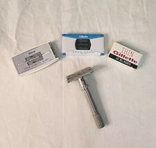 Vintage 1962 H2 Gillette Slim Adjustable Double Edge Safety Razor- 1st Year Made picture