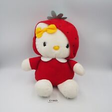 Hello Kitty Sanrio C1903-B Mimmy Eikoh 1999 Strawberry Hood Plush 7