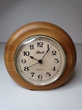 Vintage HERMLE Quartz Clock Vintage Wooden Made In Germany picture