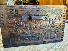 Standard Horse Nail Vintage Wooden Box Crate Divider picture