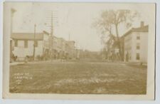 1912 Fayette Iowa Street Scene Real Photo Postcard RPPC  picture