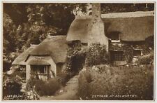 Cottage at Selworthy, Somerset, England RPPC picture