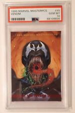 1993 SkyBox Marvel Masterpieces Venom 45 Base Set Marvel Comics Spiderman PSA 10 picture