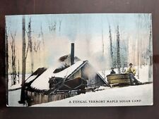 A Typical Vermont Maple Sugar Camp - 1912, Rough Edges picture