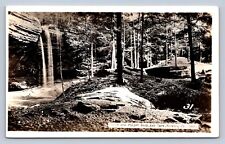 K2/ Logan Ohio RPPC Postcard c1940s Hocking Hills Ash Cave Pulpit 213 picture