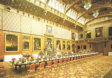 Postcard-Windsor Castle: The Waterloo Chamber,HM Queen Elizabeth 11, 6 x 4 1/4