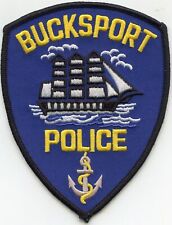 BUCKSPORT MAINE ME sailing ship POLICE PATCH picture