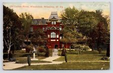 c1907~Wheeling West Virginia WV~Former Mt. Belleview Hotel~Ladies Home~Postcard picture