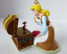 Disney Vintage Cinderella with Jaq & Mother's Trunk Miniature Ornament picture
