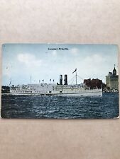 Steamer Priscilla C 1913 Antique Unposted Postcard picture