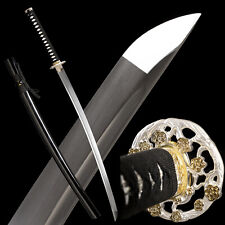 US 40'' Katana 9260 Spring Steel Battle Ready Sharp Japanese Samurai Sword picture