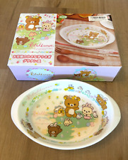 NIB San-X Japan RILAKKUMA Gratin Dish Plate Little Rabbit in the Flower Garden picture