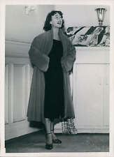1950 Actress Loleh Bellon in a Coat by Creator Georges Reynald  picture